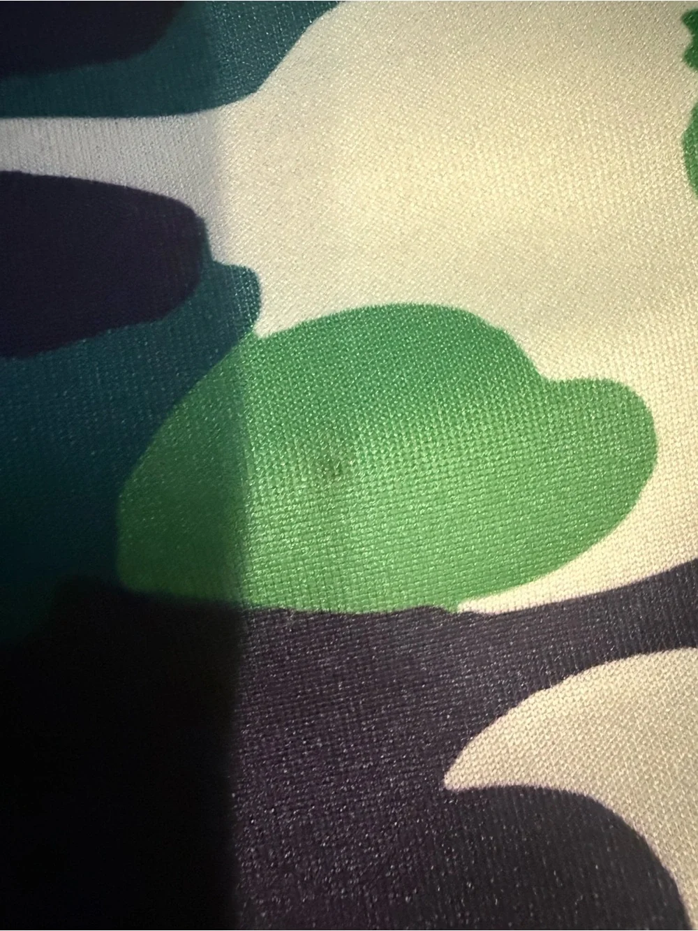 ABC CAMO APE HEAD ONE POINT BEACH SHORTS GREEN CAMO MENS SIZE 2XL PRE-OWNED RARE